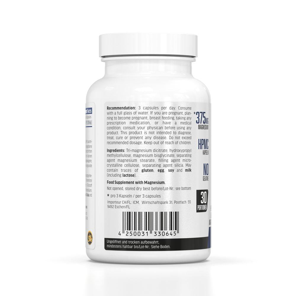 All Stars - Mag Magnesium Bisglycinat Citrat 90 Kapseln Dose
