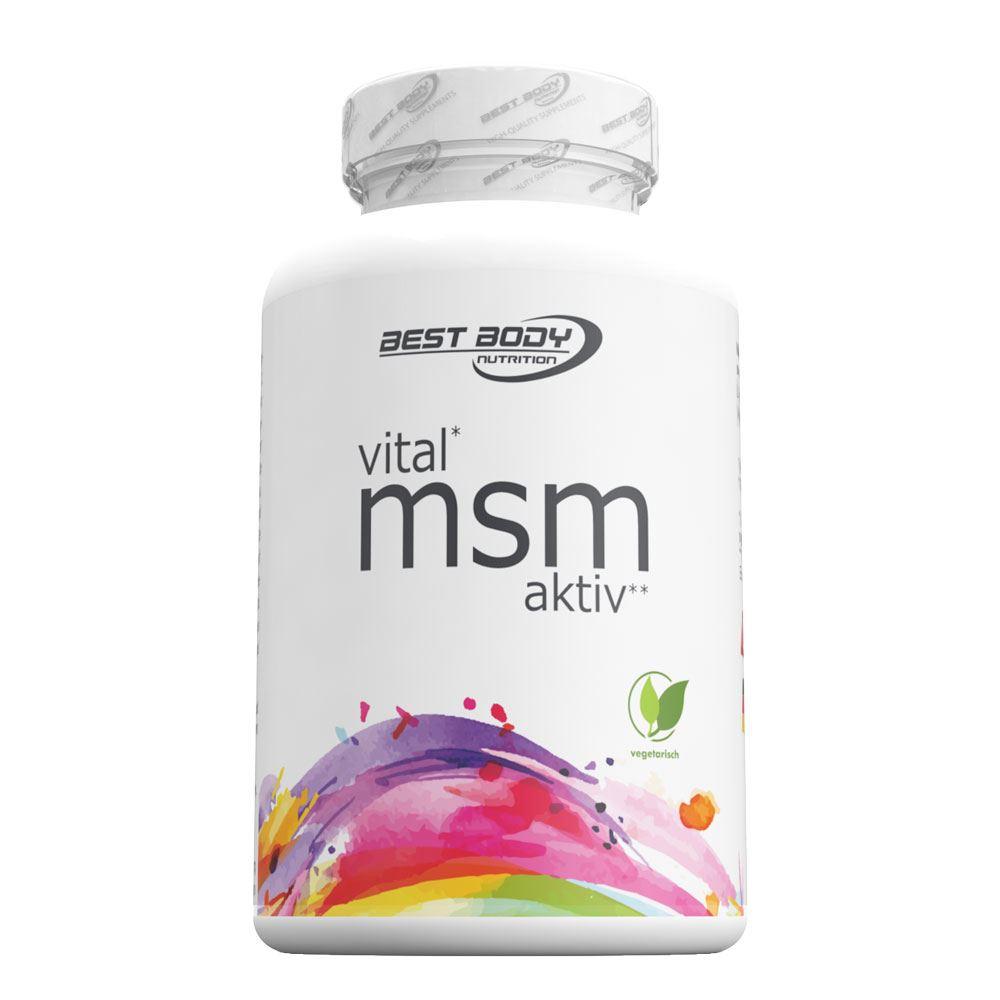 Best Body Nutrition - Vital MSM Activ 175 Tabletten Dose