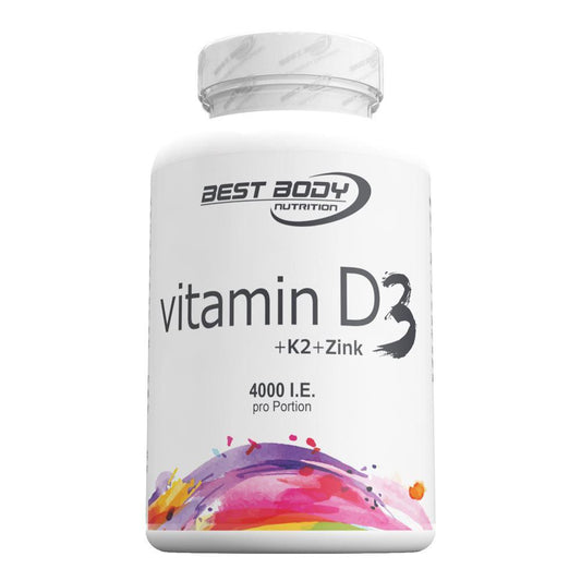 Best Body Nutrition - Vitamin D3 + K2 + Zink 80 Tabletten Dose