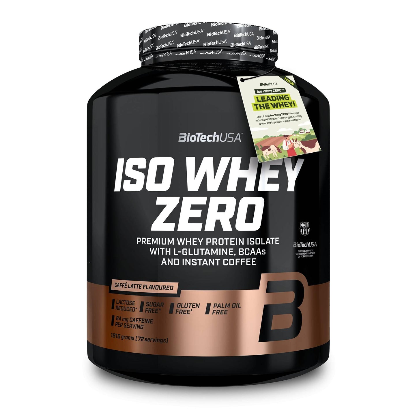 Biotech USA - Iso Whey Zero Proteinpulver 1816g Dose