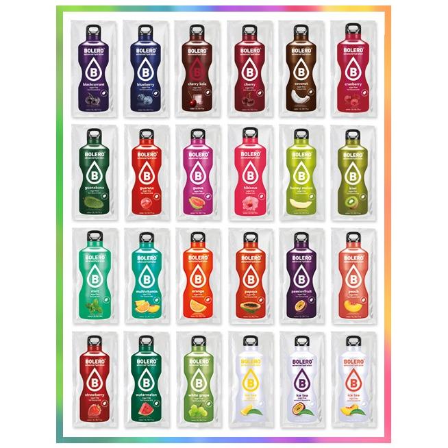Bolero - Drinks 24 x 9g Mix-Pack 24 Sorten MHD 07.10.2026