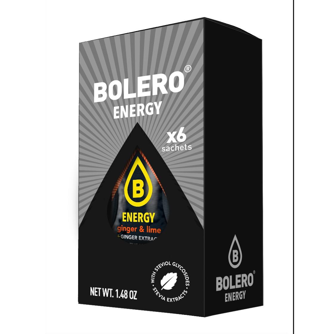 Bolero - Energy 6 x 7g Ginger & Lime (Ingwer & Limette) MHD 04.07.2026
