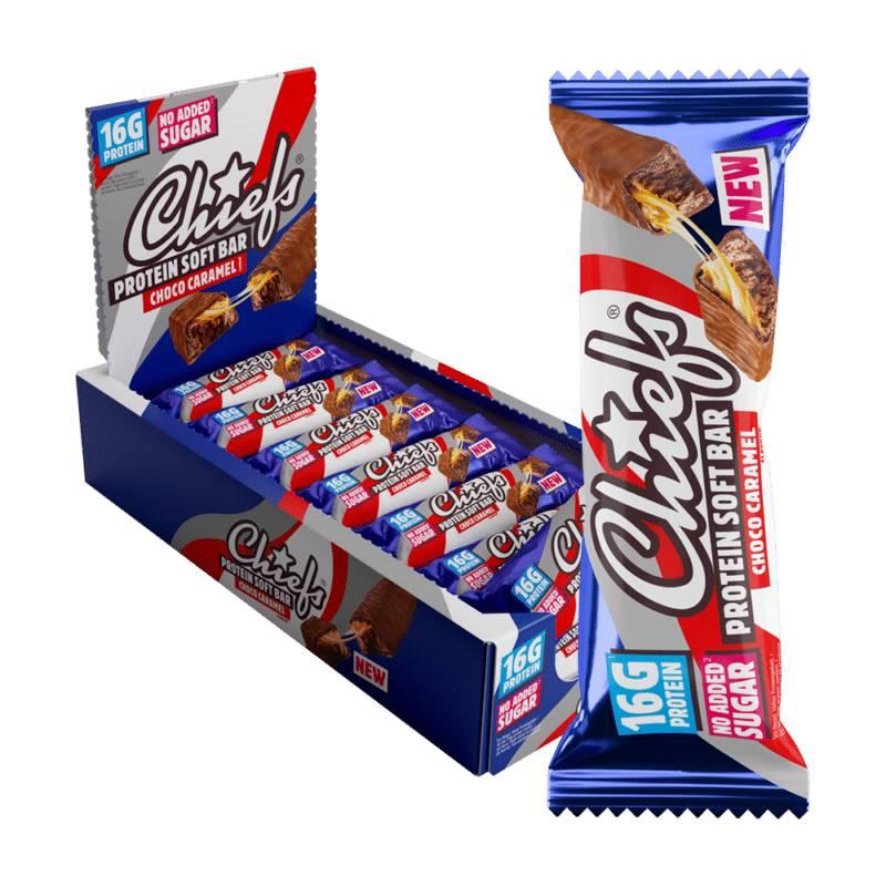 Chiefs - Protein Soft Bar 15 x 55g Riegel