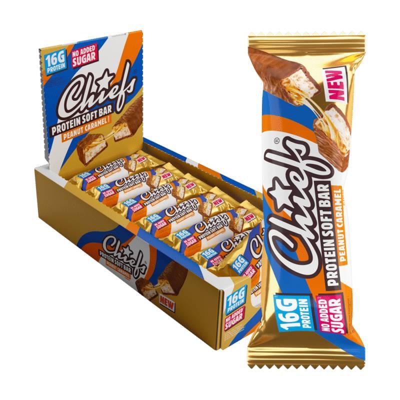 Chiefs - Protein Soft Bar 15 x 55g Riegel