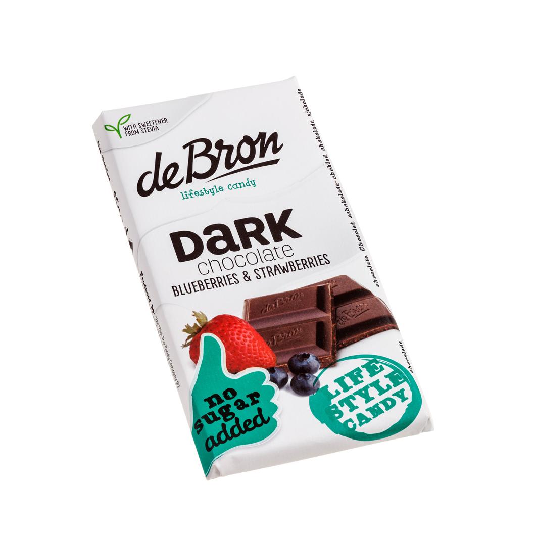 De Bron - Schokolade mit Stevia 85g Tafel