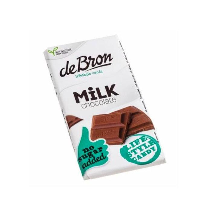 De Bron - Schokolade mit Stevia 85g Tafel