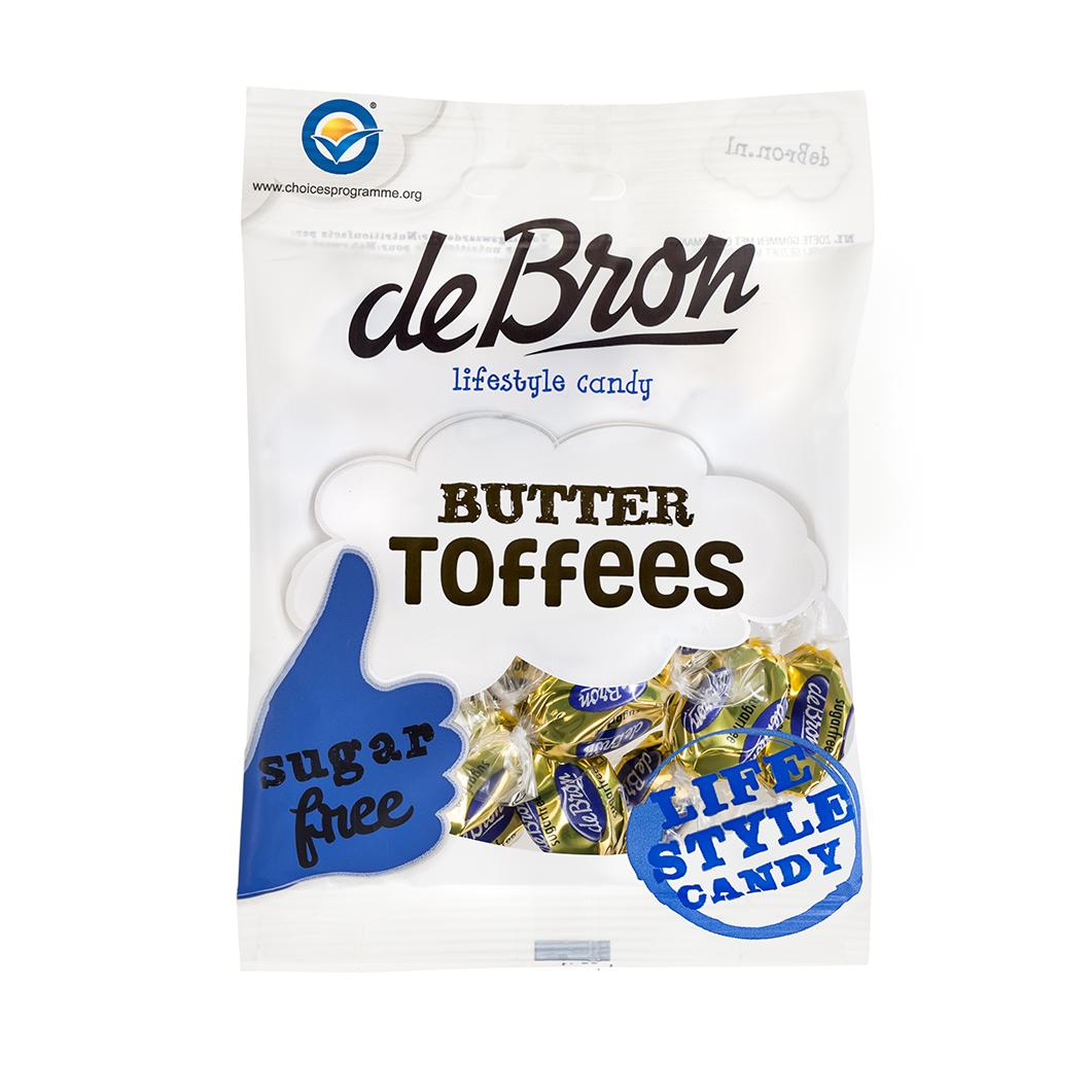 De Bron - Zuckerfreie Butter Toffees 70g Beutel
