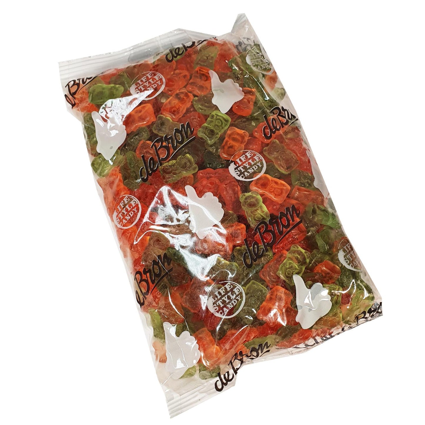 De Bron - Zuckerfreie Fruchtgummi Bärchen (Jelly Bears) Bigpack 1kg Beutel