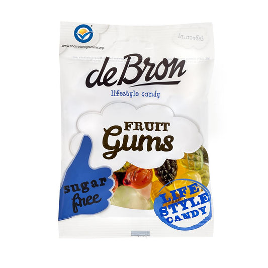 De Bron - Zuckerfreies Fruchtgummi Mix (Fruit Gums) 100g Beutel