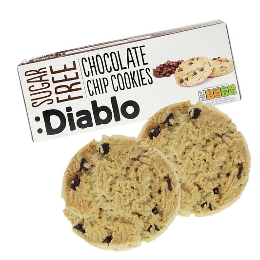 Diablo - Cookies ohne Zuckerzusatz 130g Chocolate Chip Cookies