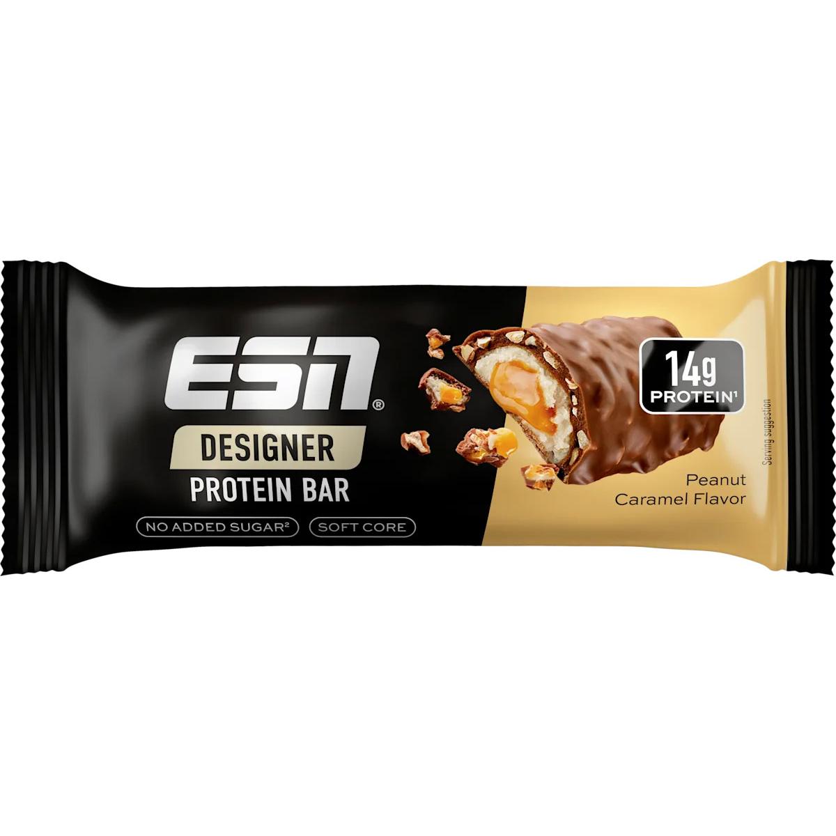ESN - Designer Protein Bar 1 x 45g Riegel Peanut Caramel MHD 17.07.2026