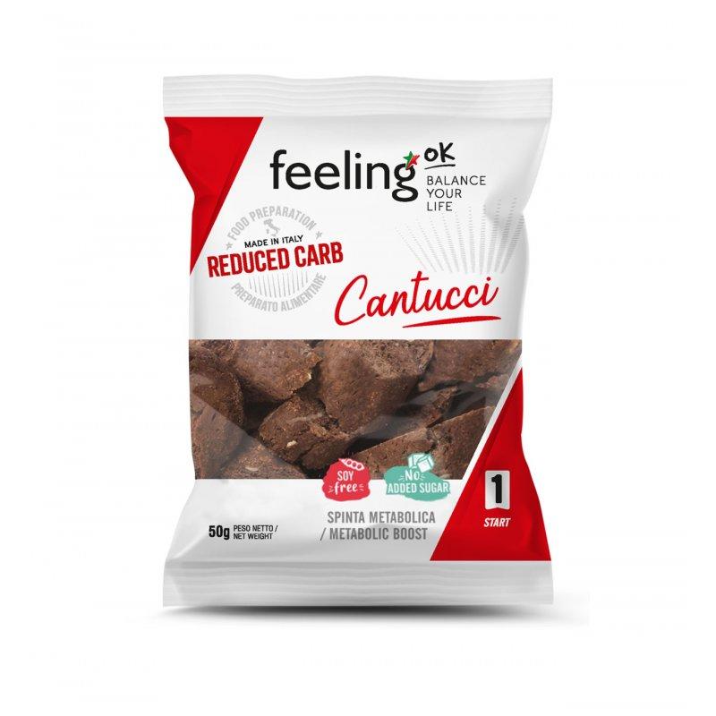 Feeling OK - Protein Cantucci Brotchips Start 1 (30% Protein) 50g Beutel