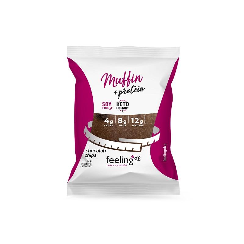 Feeling OK - Protein Muffin Start 1 (24% Protein) 50g Kakao