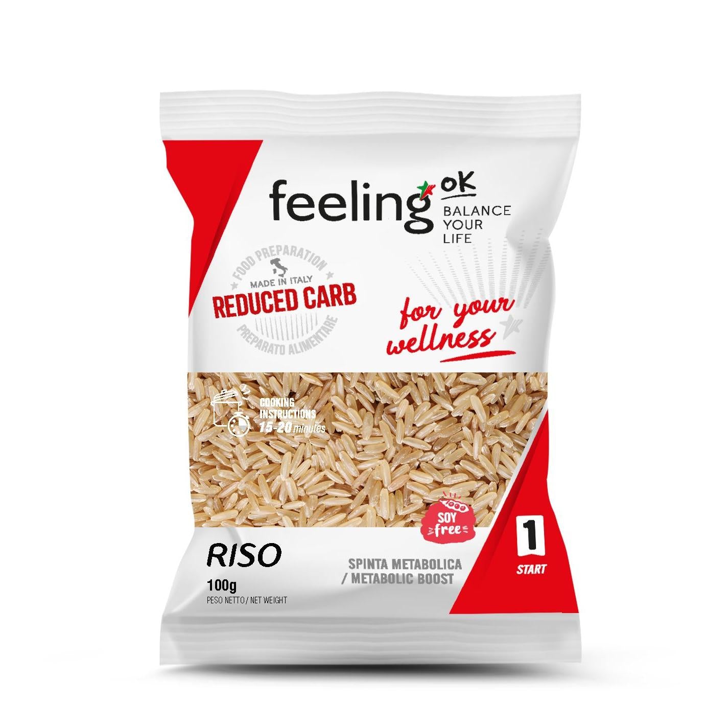 Feeling OK - Reis Riso + Protein (36% Protein) 100g Beutel