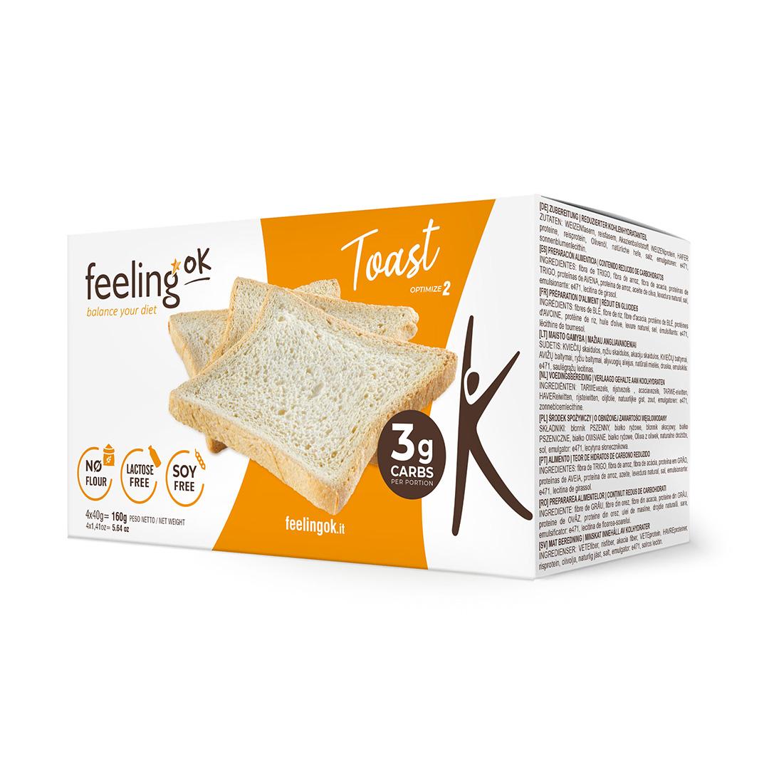 Feeling OK - Toasts (Zwieback) Optimize 2 (20% Protein) 160g