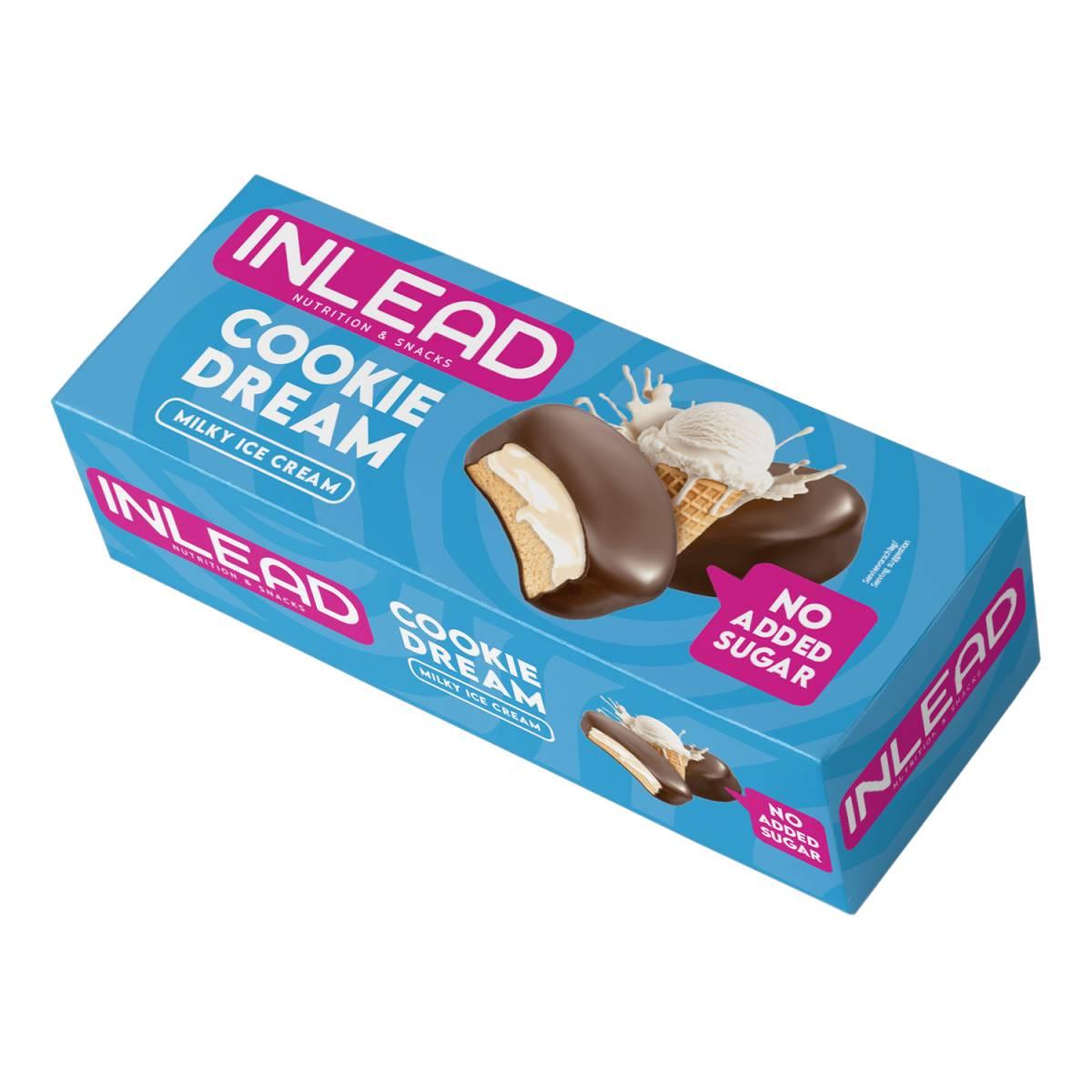 Inlead - Cookie Dream zuckerarme Kekse 128g Packung