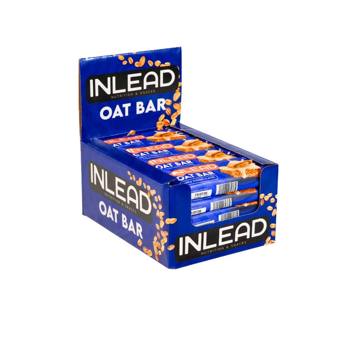 Inlead - Oat Bar 20 x 100g Riegel Apple Strudel MHD 15.12.2026