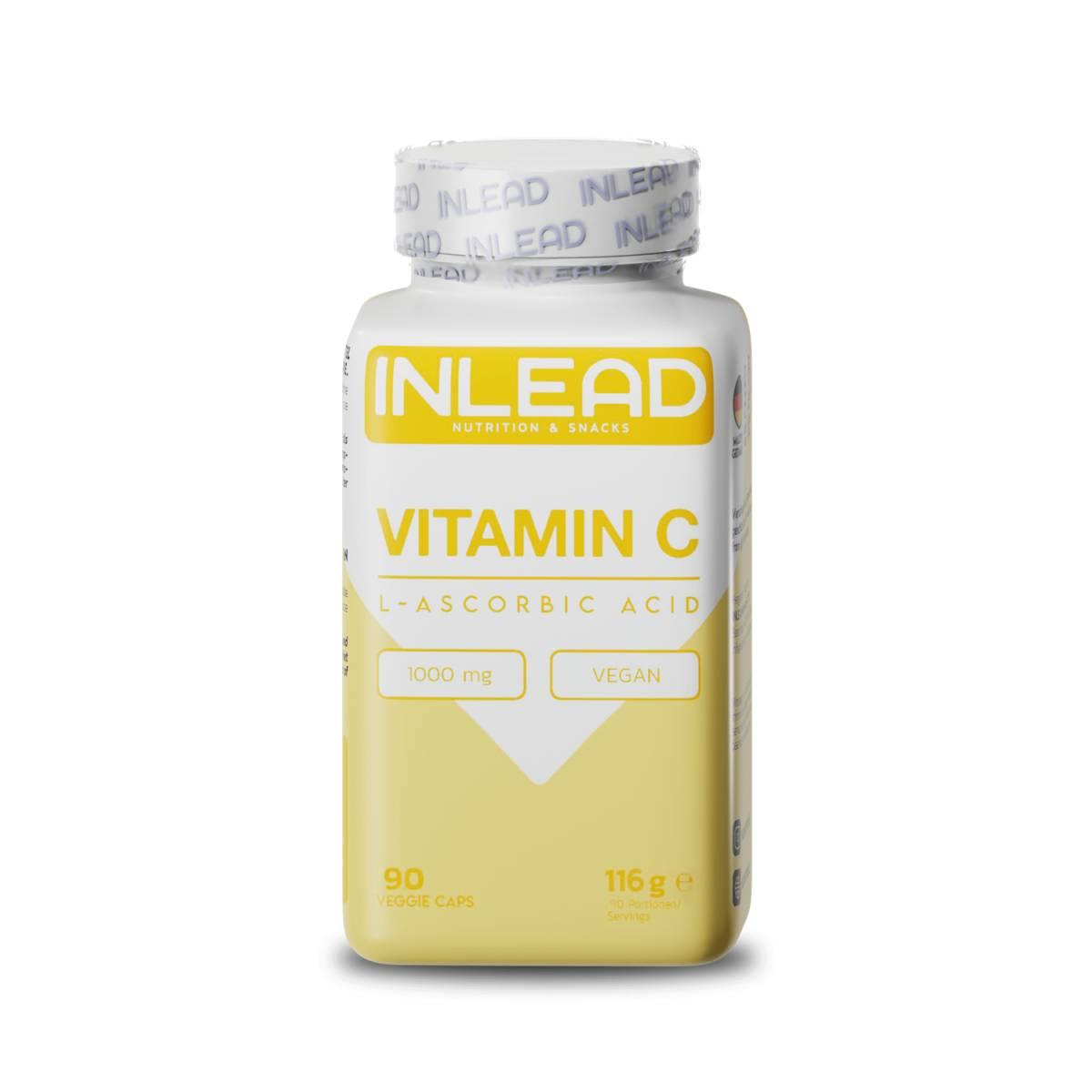 Inlead - Vitamin C vegan 90 Kapseln Dose