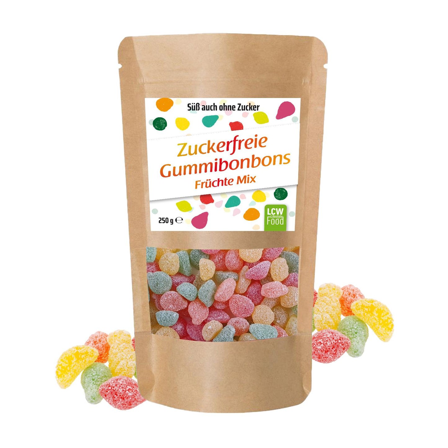 LCW - Zuckerfreie Gummibonbons 250g Beutel
