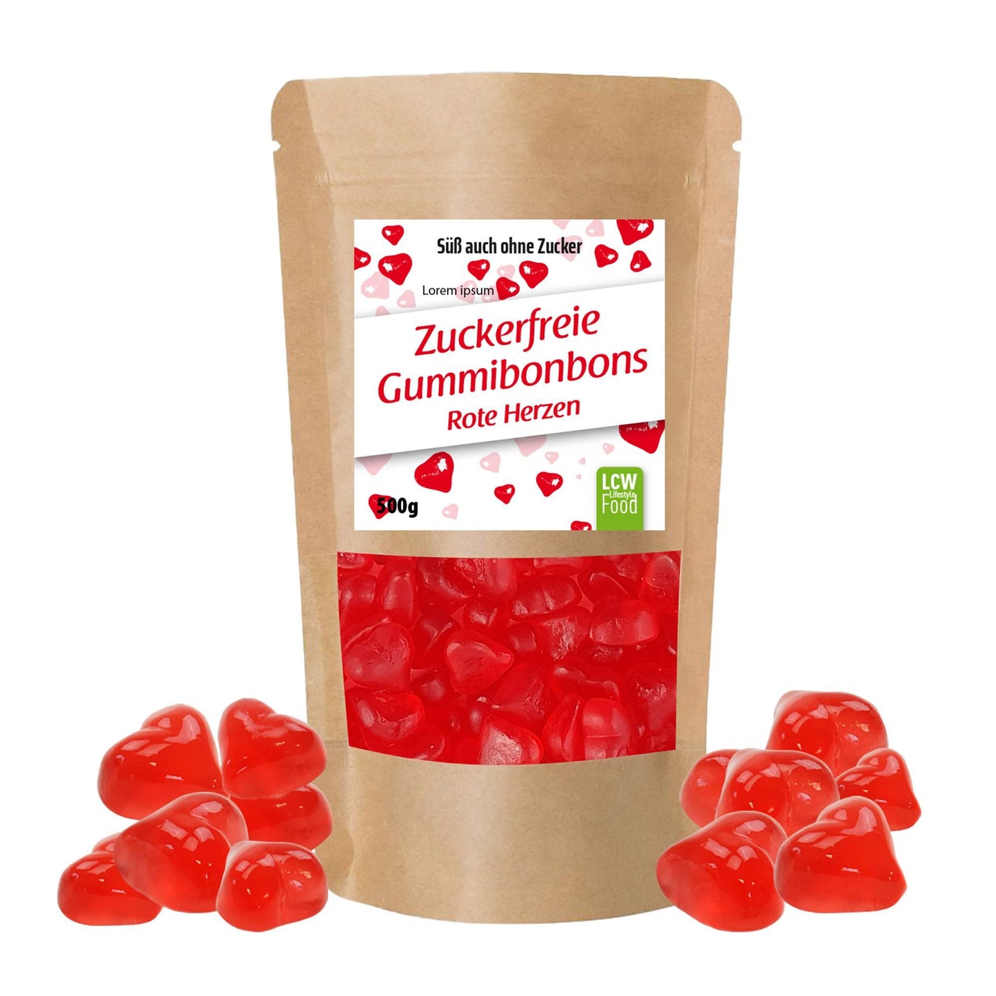 LCW - Zuckerfreie Gummibonbons 500g Beutel