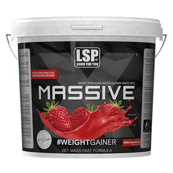 LSP - Massive X Weight Gainer 4000g Eimer Wild Strawberry MHD 30.07.2026