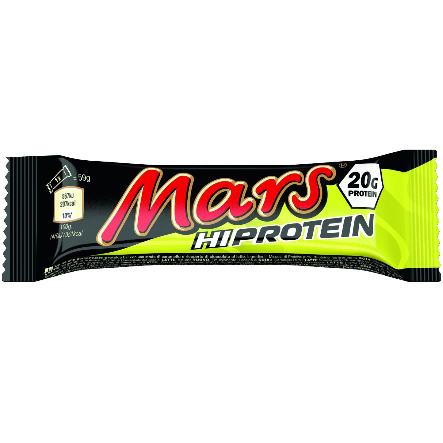 Mars - Hi Protein Bar 1 x 59g Riegel Classic MHD 22.08.2026