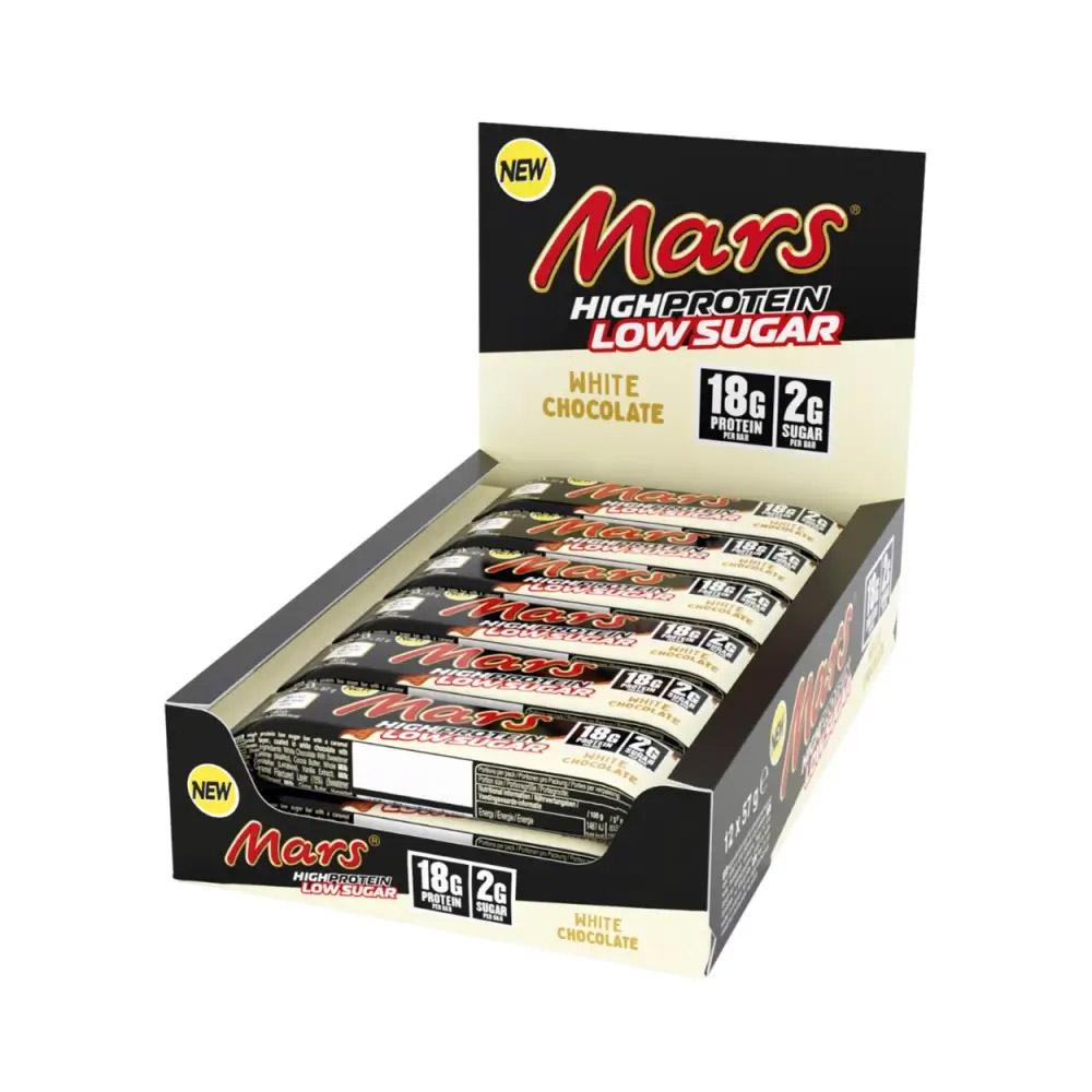 Mars - Hi Protein Low Sugar Bar 12 x 57g White Chocolate