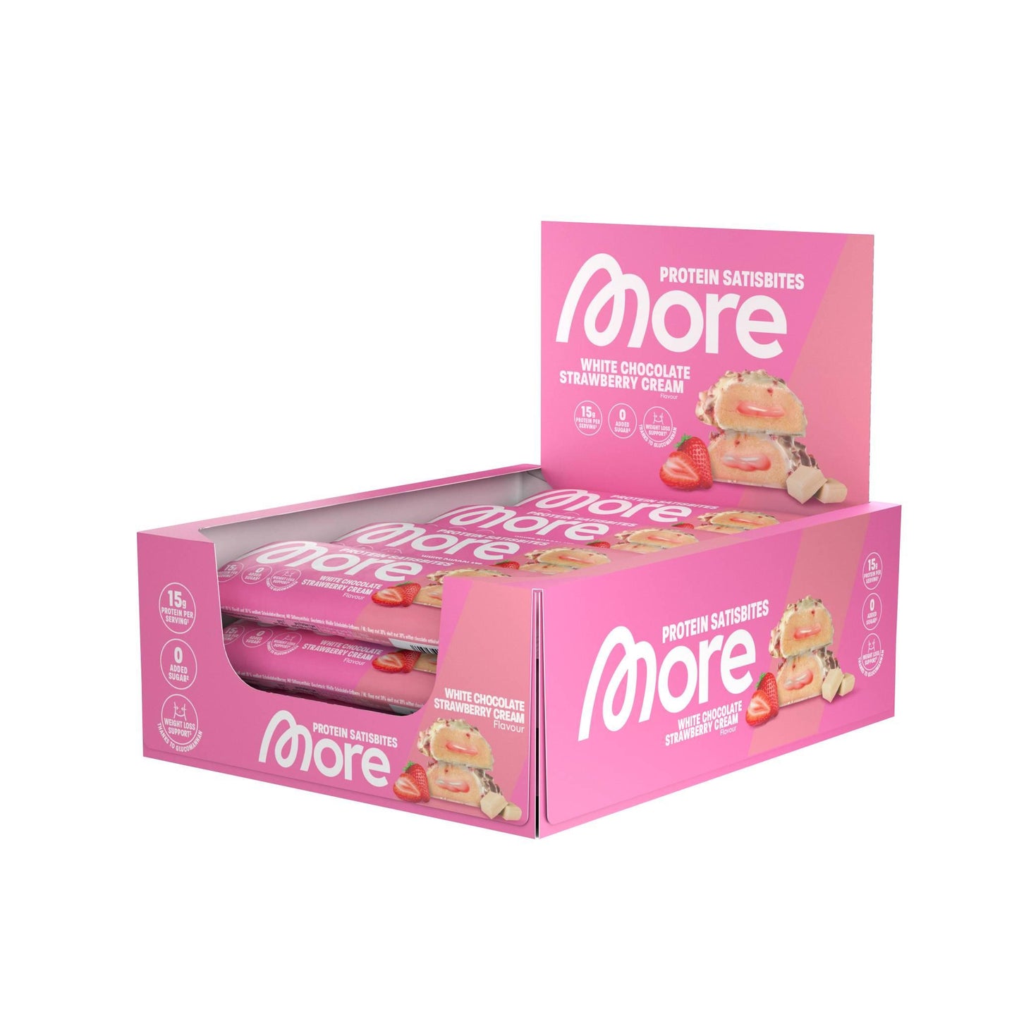 More Nutrition - More Protein Satisbites 12 x 2x25g Riegel