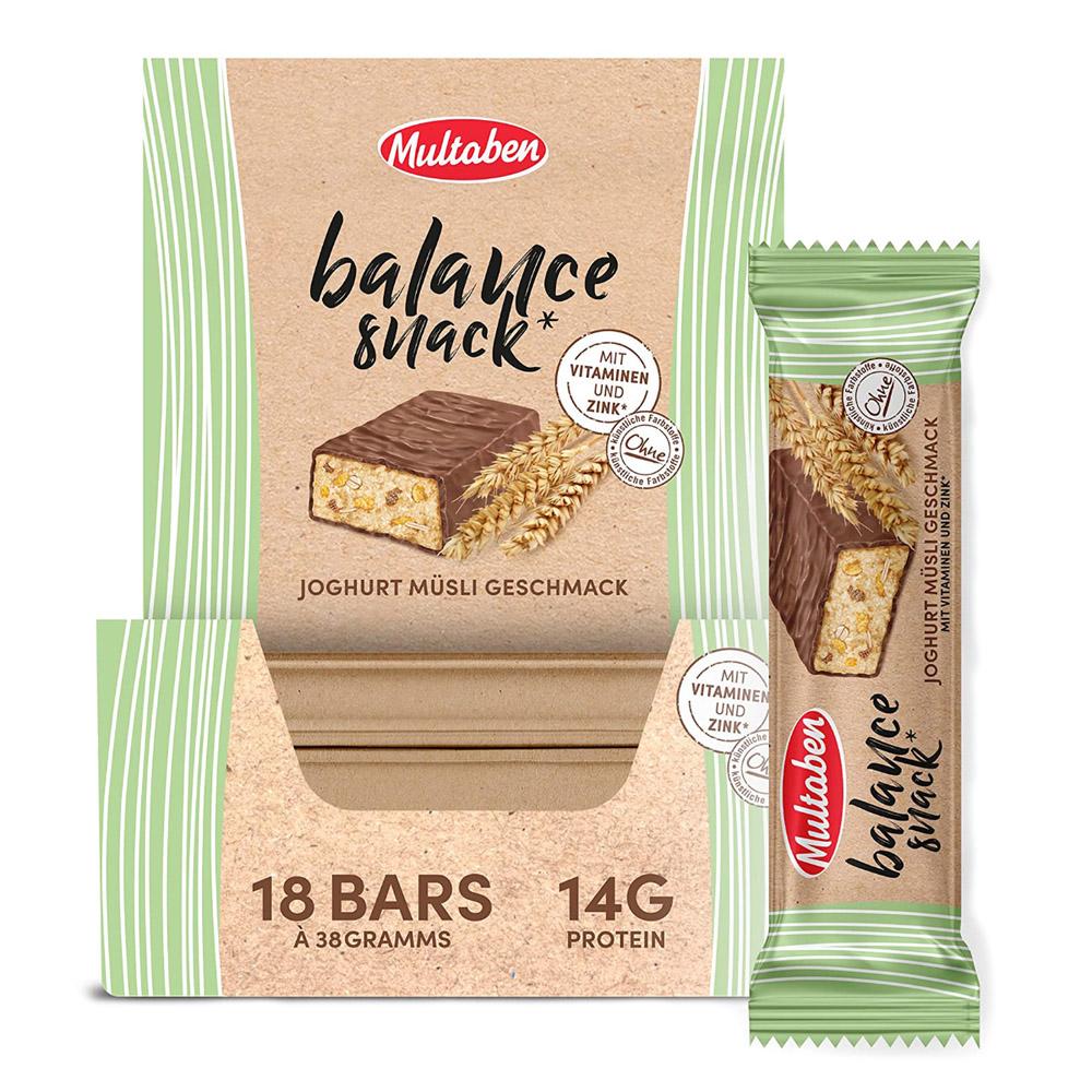Multaben - Balance Snack 18 x 38g Riegel