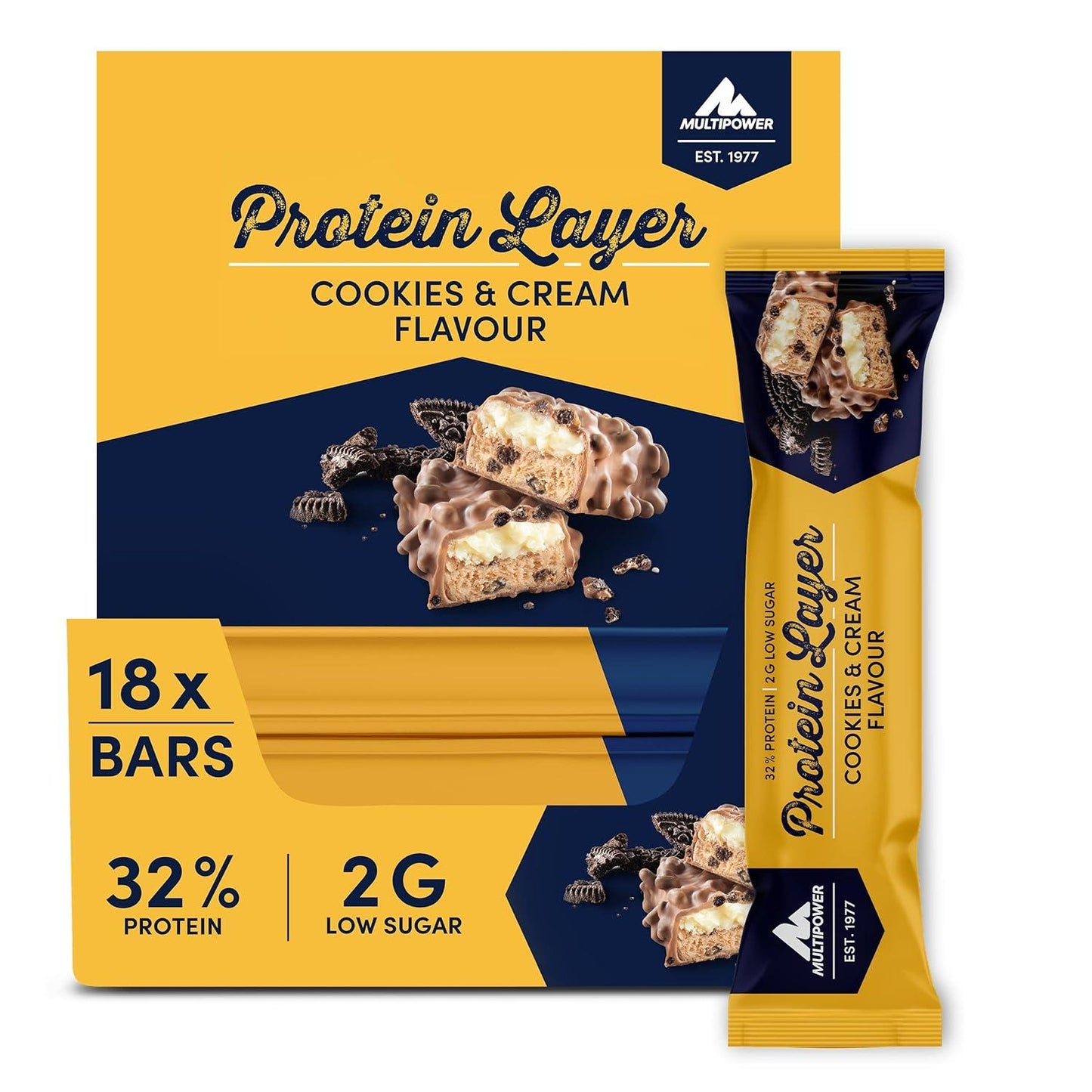 Multipower - Protein Layer 18 x 50g Riegel