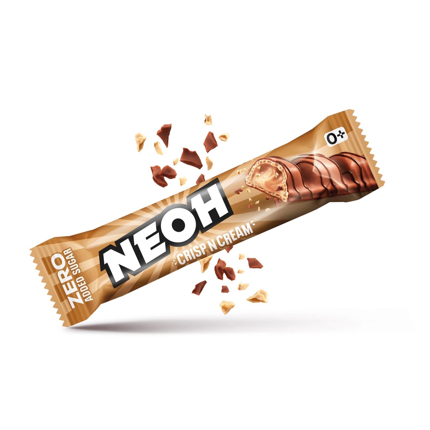 Neoh - Crisp n Cream zuckerarmer Schokoriegel 3 x 22g Riegel