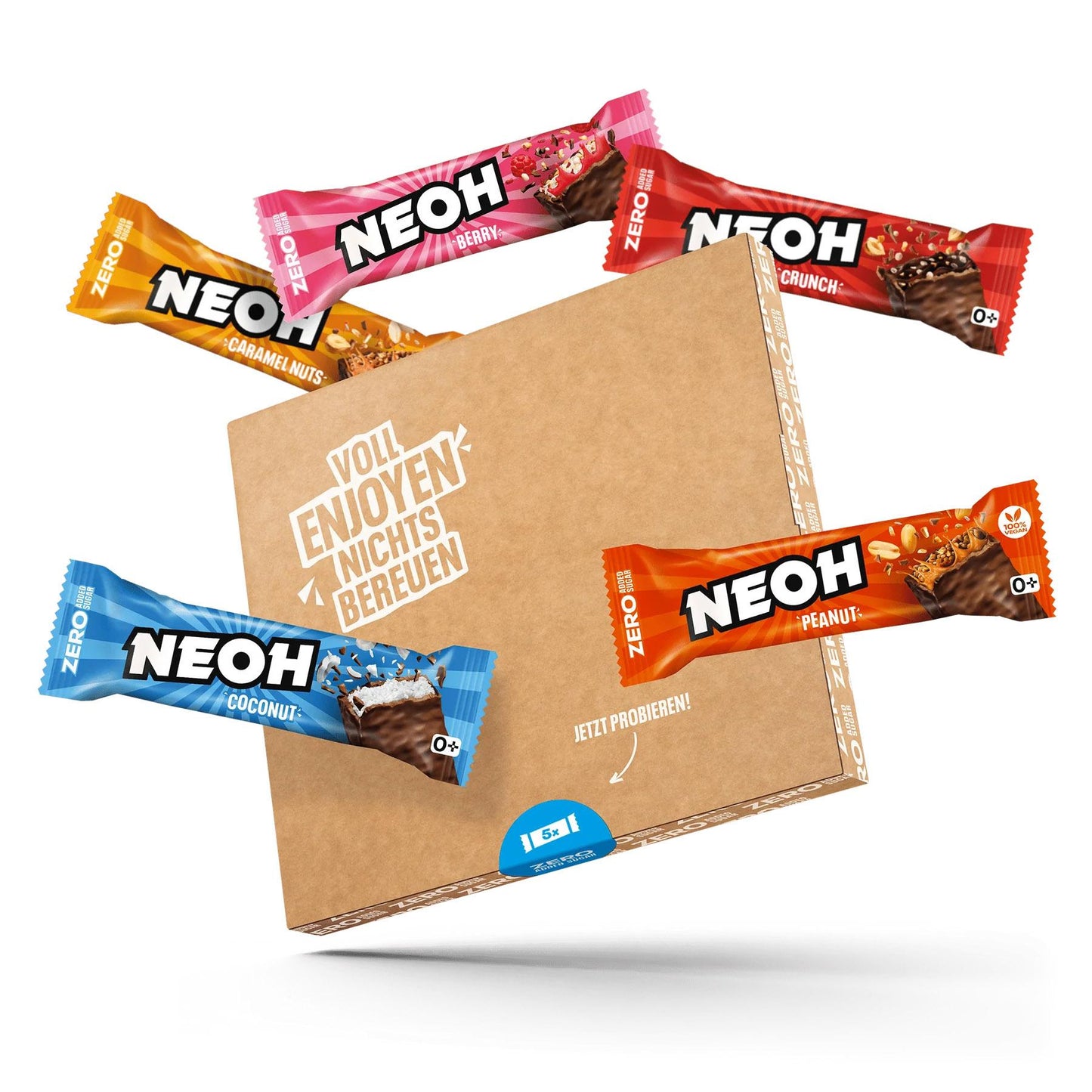 Neoh - Zero Added Sugar Bar 5 x 30g Riegel Mix-Pack