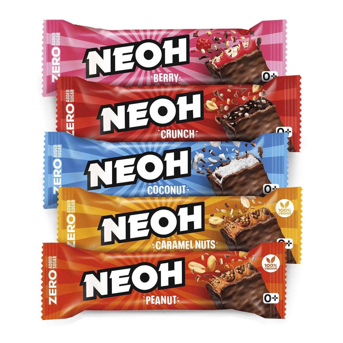 Neoh - Zero Added Sugar Bar 5 x 30g Riegel Mix-Pack