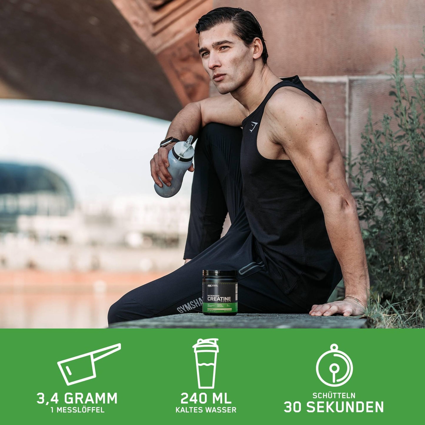 Optimum Nutrition - Creatin Pulver 317g Dose