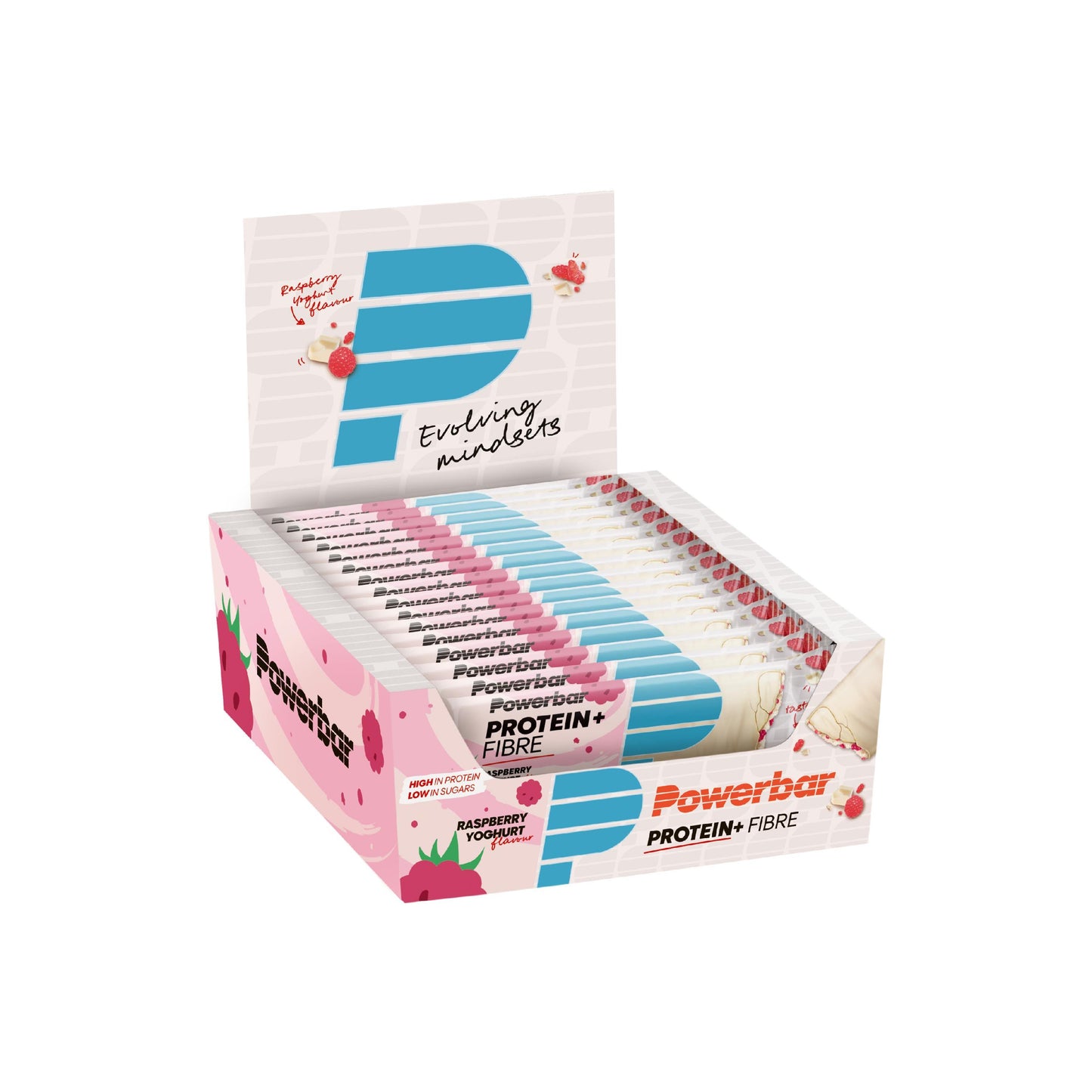 Powerbar - Protein + Fibre 16 x 35g Riegel Raspberry Yoghurt