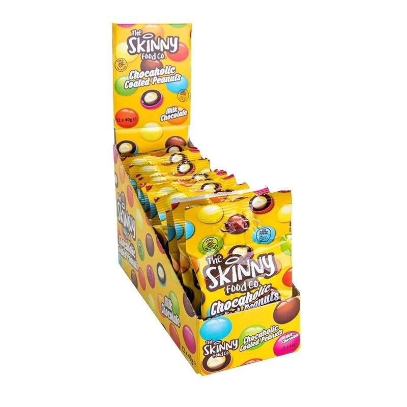 Skinny Food - Chocaholic Peanuts 12 x 40g Beutel