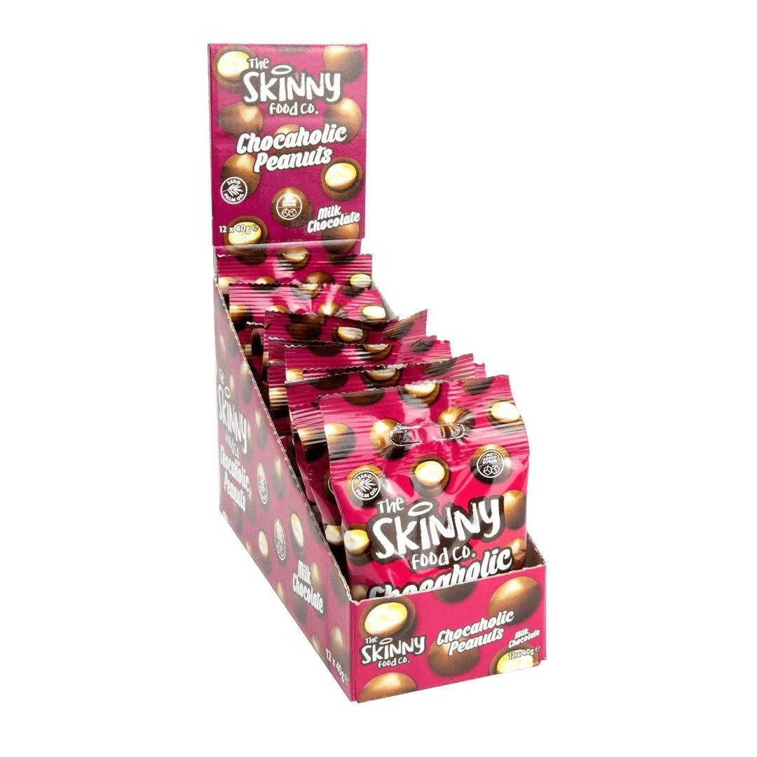Skinny Food - Chocaholic Peanuts 12 x 40g Beutel