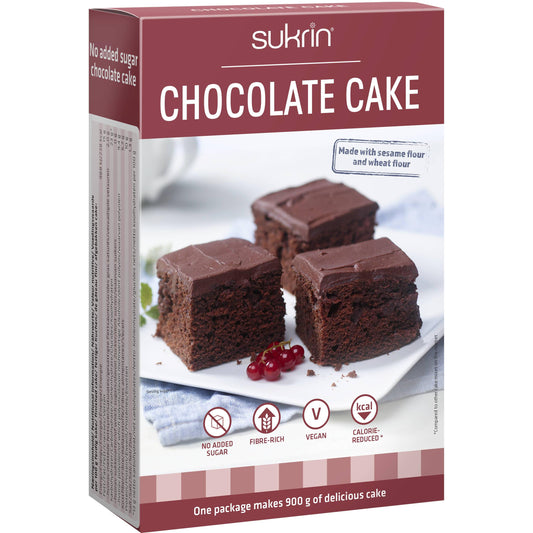 Sukrin - Chocote Cake Schoko-Kuchen Backmischung mit Erythrit 375g Packung