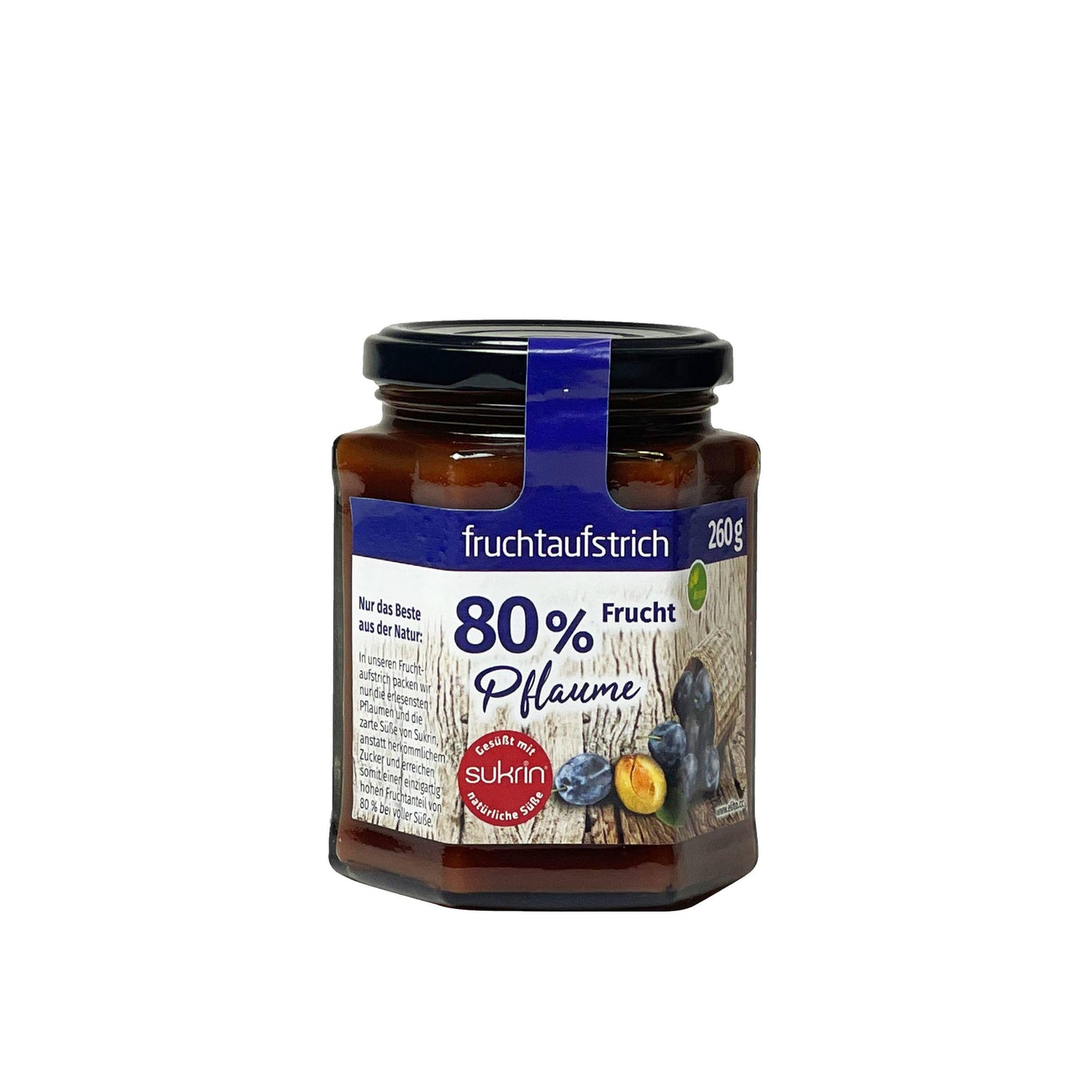 Sukrin - Fruchtaufstrich mit Erythrit 260g Glas