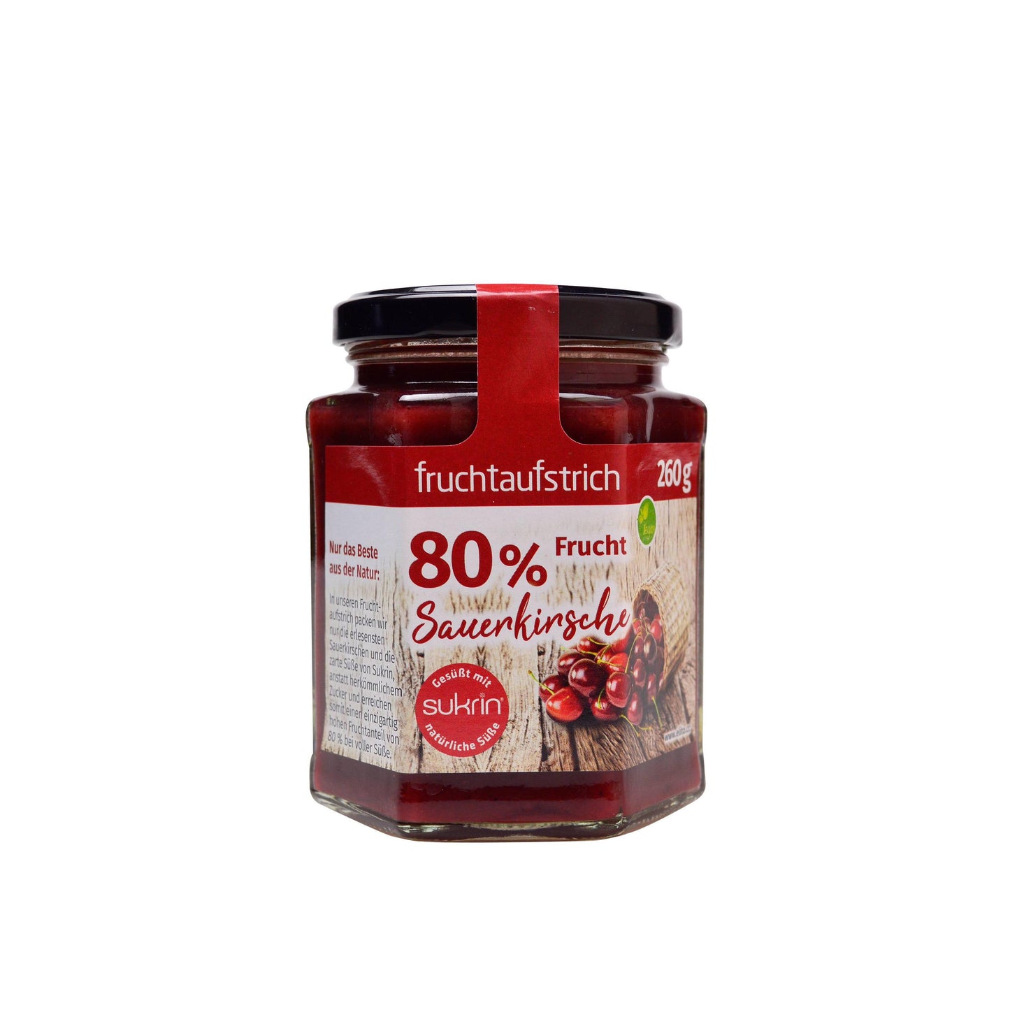 Sukrin - Fruchtaufstrich mit Erythrit 260g Glas