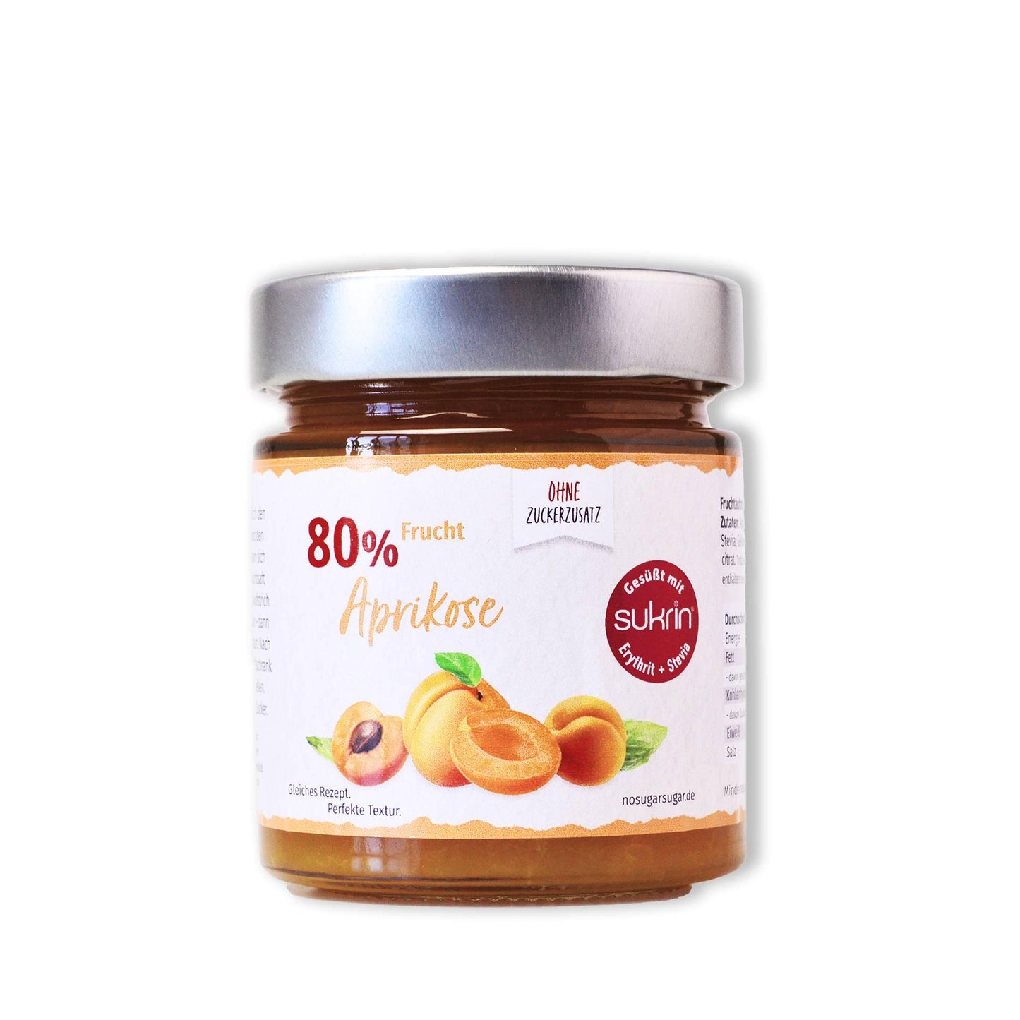 Sukrin - Fruchtaufstrich ohne Zuckerzusatz 225g Glas