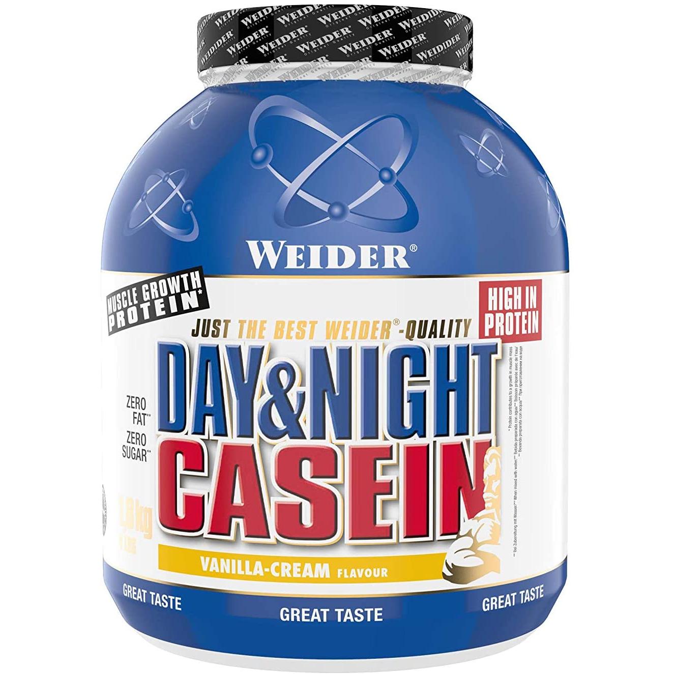 Weider - Casein 1800g Dose Vanille-Sahne MHD 30.07.2025
