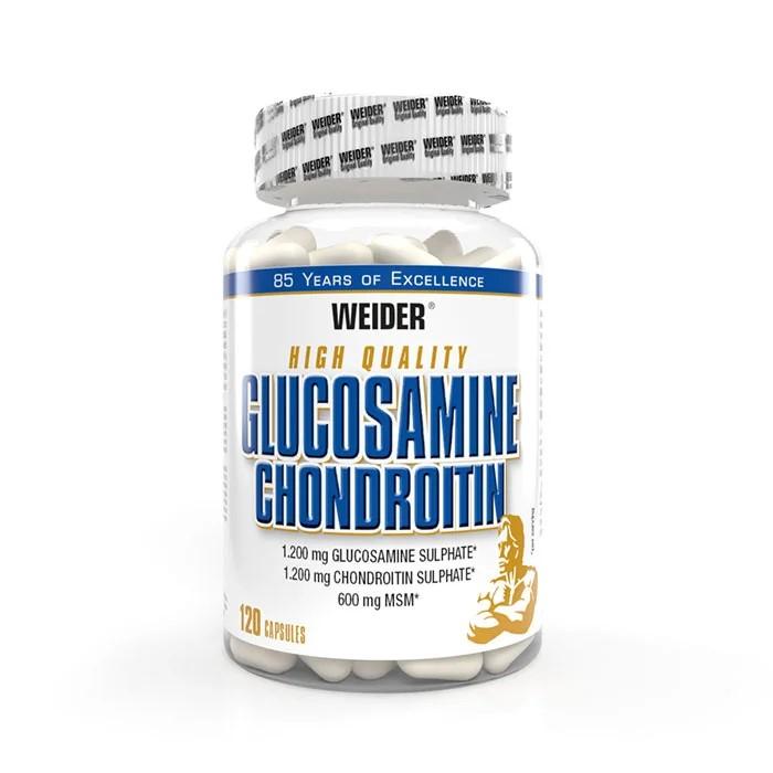 Weider - Glucosamin & Chondroitin + MSM 120 Kapseln Dose