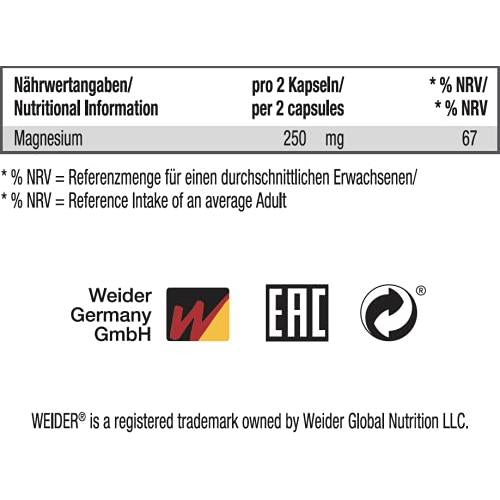 Weider - Magnesium Complex 120 Kapseln Dose