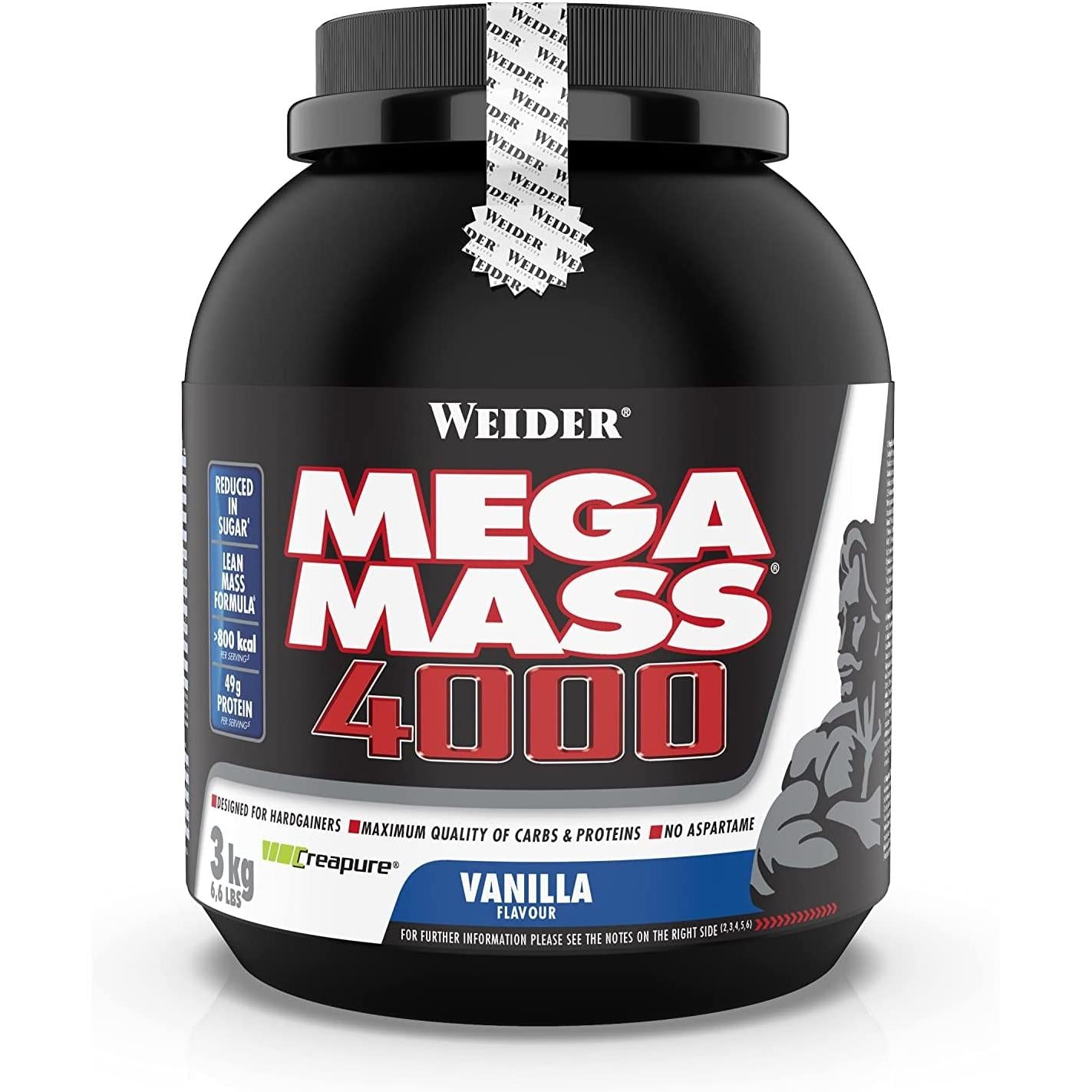 Weider - Mega Mass 4000 3kg Dose