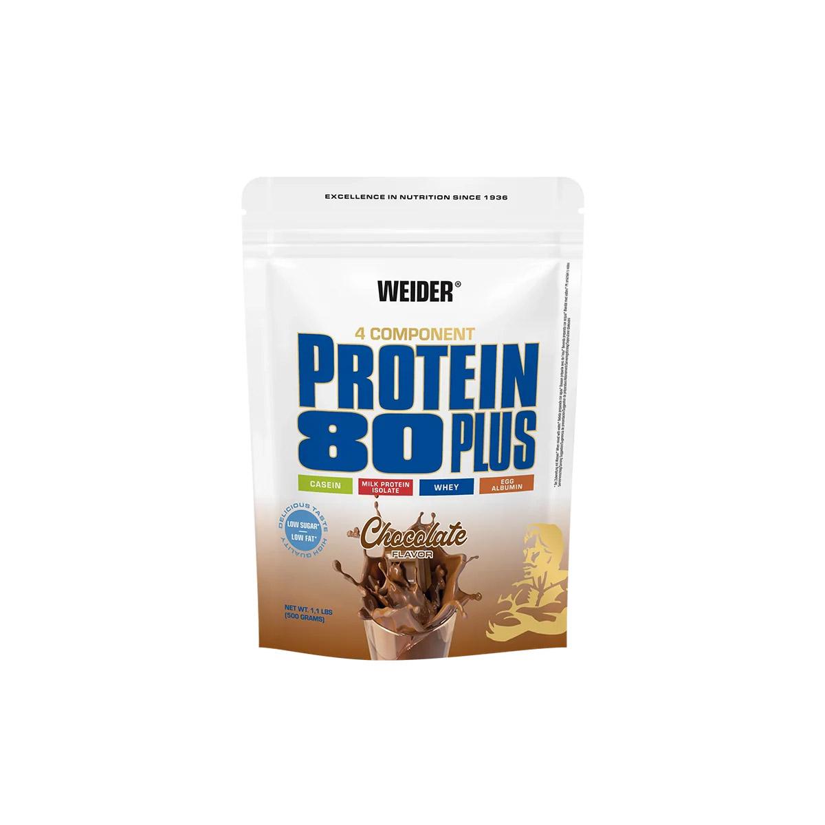 Weider - Protein 80 Plus 500g Beutel Schoko MHD 30.11.2026