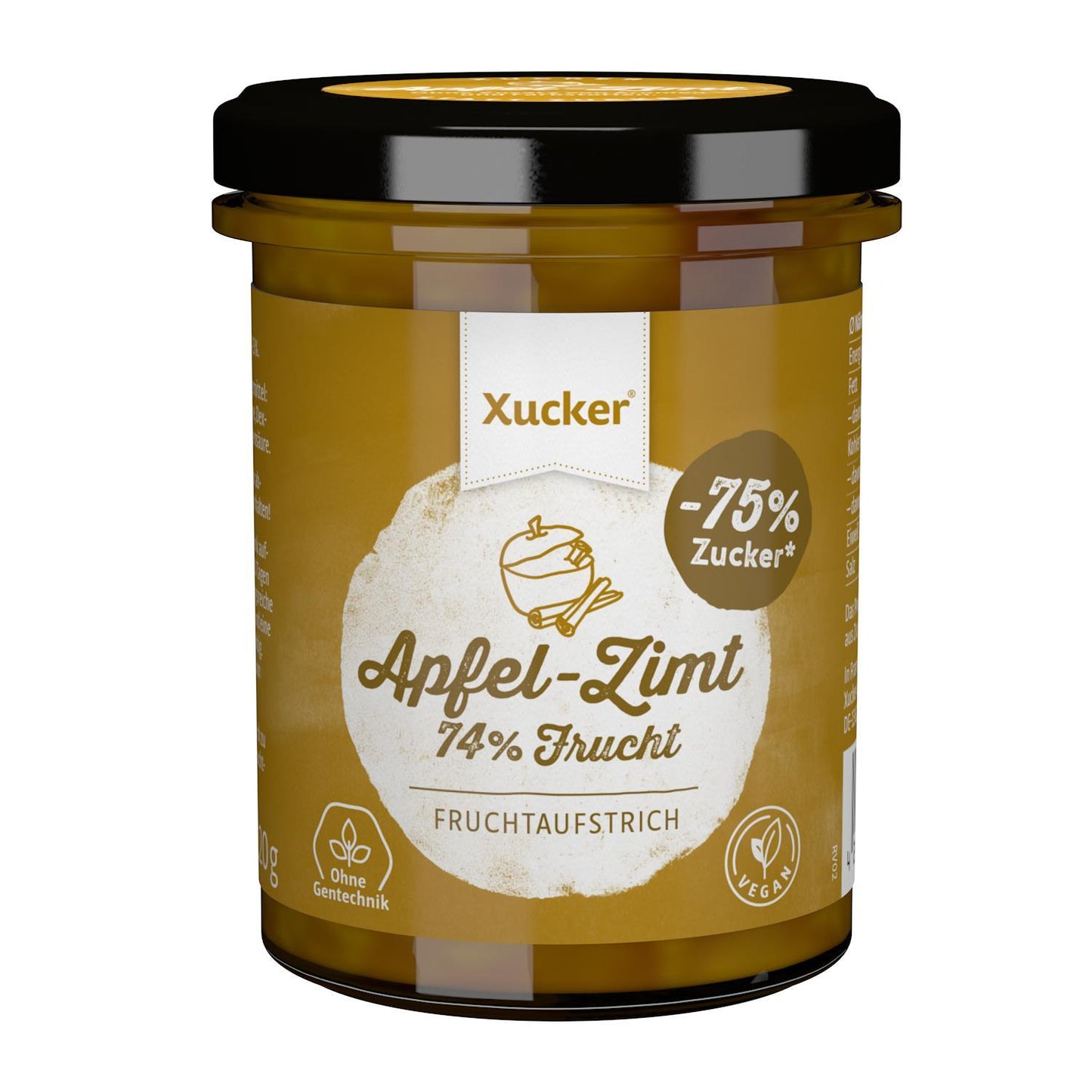Xucker - Fruchtaufstrich mit Xylit 220g Glas