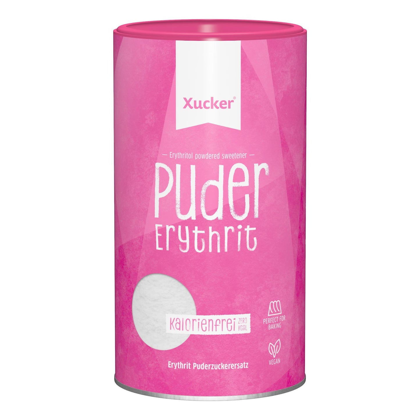 Xucker - Puder Erythrit (europäisch, gemahlen) 600g Dose