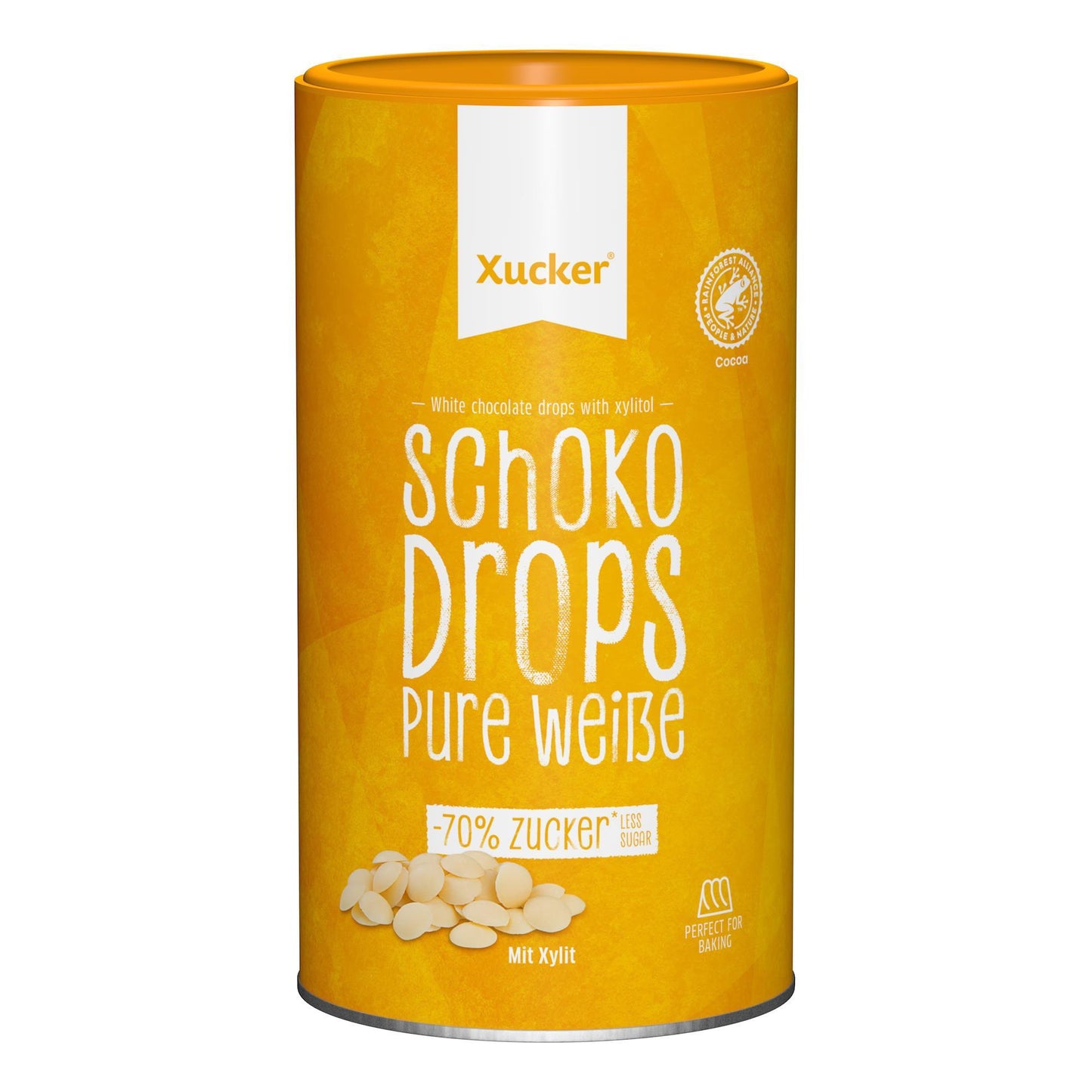 Xucker - Weiße Schokodrops mit Xylit 750g Dose