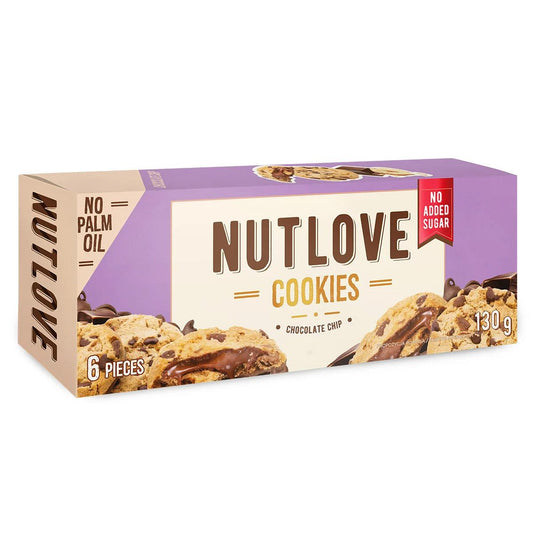 All Nutrition - Nutlove Cookies ohne Zuckerzusatz mit Füllung 130g Packung